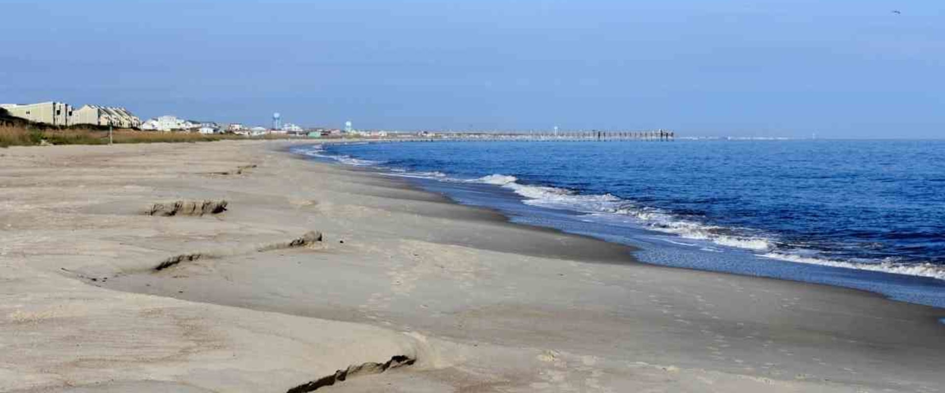 What is the least populated beach in nc?