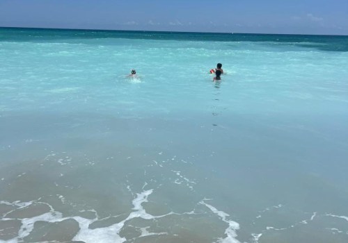 Is topsail beach water clear?
